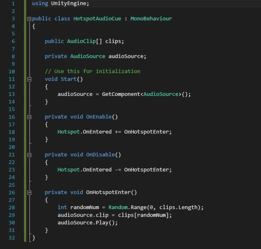 Code snippet demonstrating a method for randomized behavior in a class.